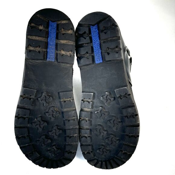 Birkenstock Stowe Women's Boot EU 36L US 5 Black Leather Moto Boots Zip Germany - Picture 8 of 9